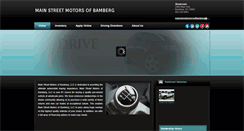 Desktop Screenshot of mainstreetmotorsofbamberg.hasyourcar.com