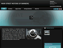 Tablet Screenshot of mainstreetmotorsofbamberg.hasyourcar.com