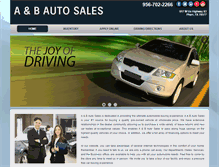 Tablet Screenshot of aandbautosales.hasyourcar.com